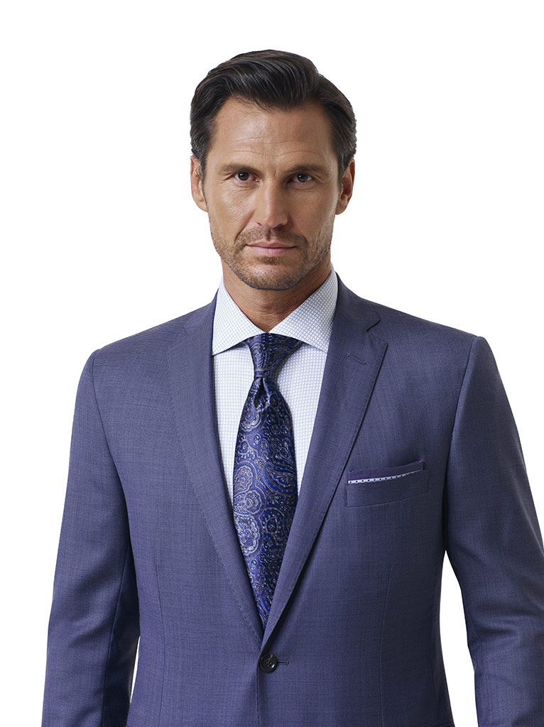 Tom James Men's Silk Necktie. Pink, Blue, White. 60”x3” - Men's accessories