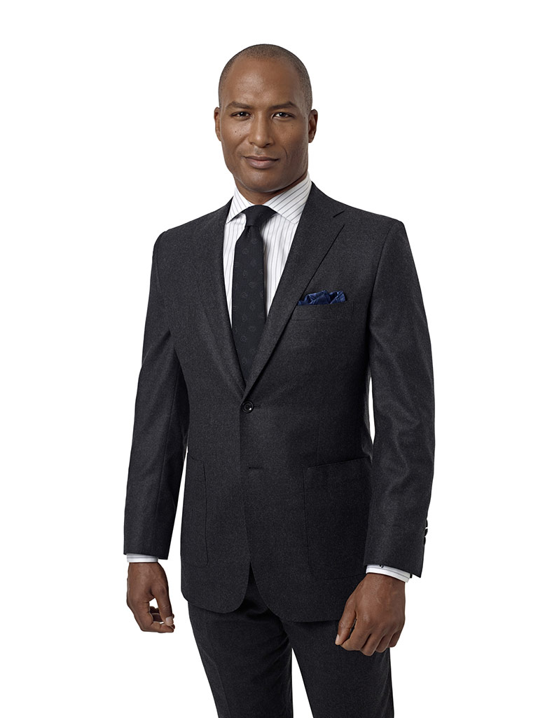 Dark Gray Flannel Suit