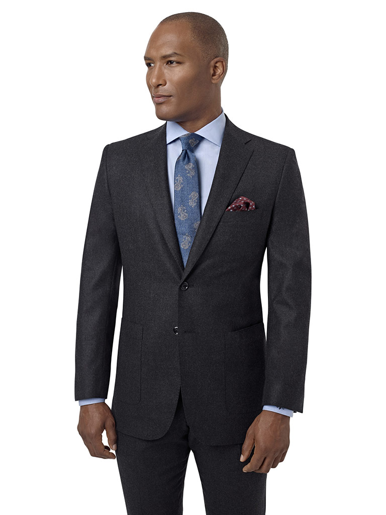 Dark Gray Flannel Suit