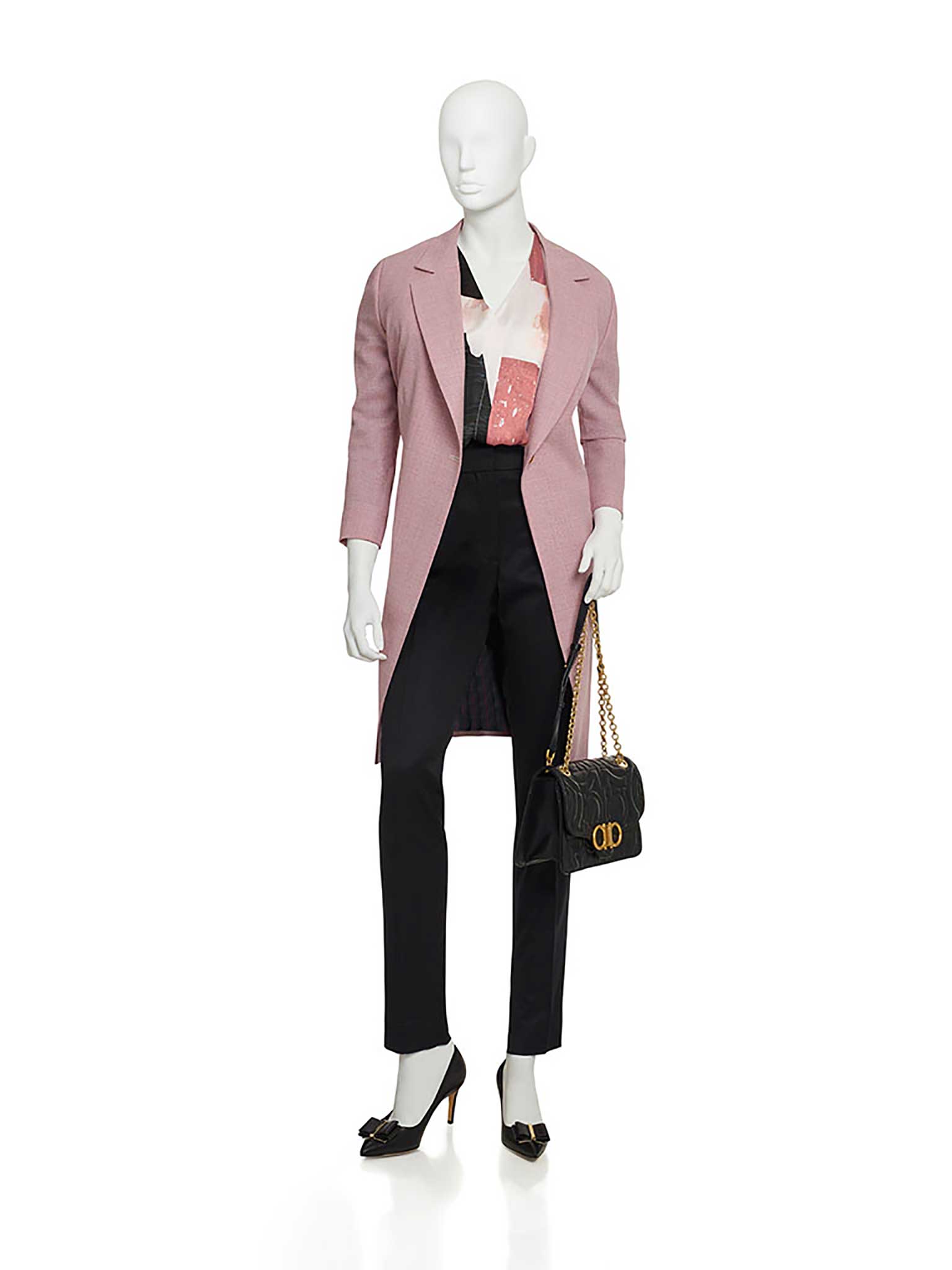 Holland & Sherry Mesh Pink Jacket