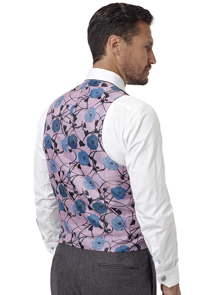 Aubergine Plain Suit with Stretch | Tom James Company