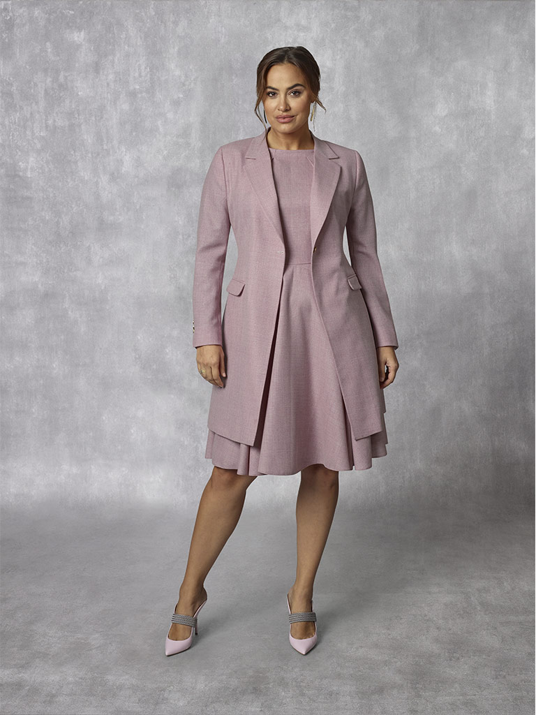 Holland & Sherry -Sherry Mesh Blazers - Pin Plain Dress Suit
