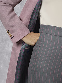 Holland & Sherry - Dragonly Gostwyck - Grey Stripe Pant