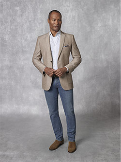 Coffee Plain Sport Coat