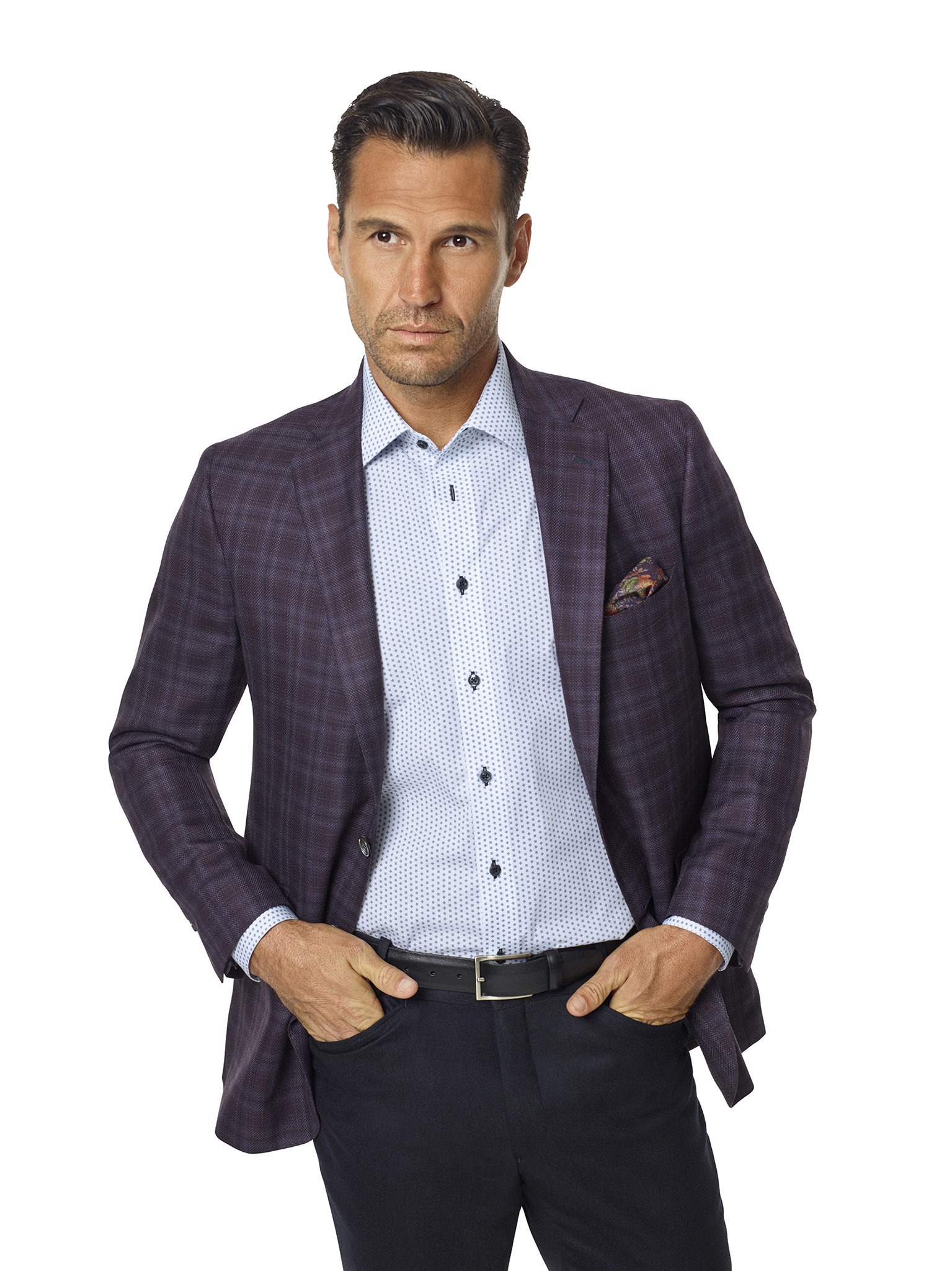 Crimson Plaid Sport Coat