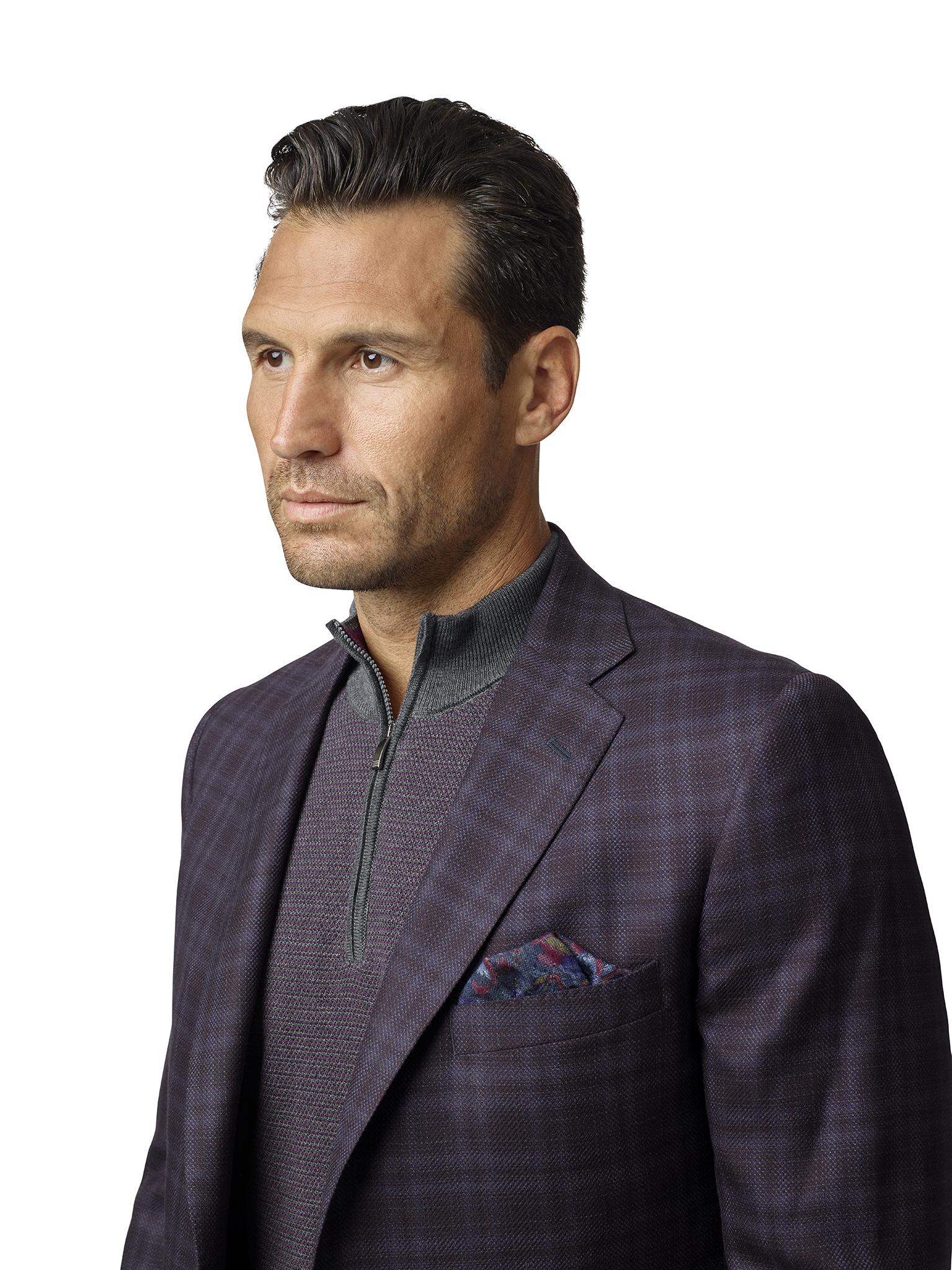Crimson Plaid Sport Coat
