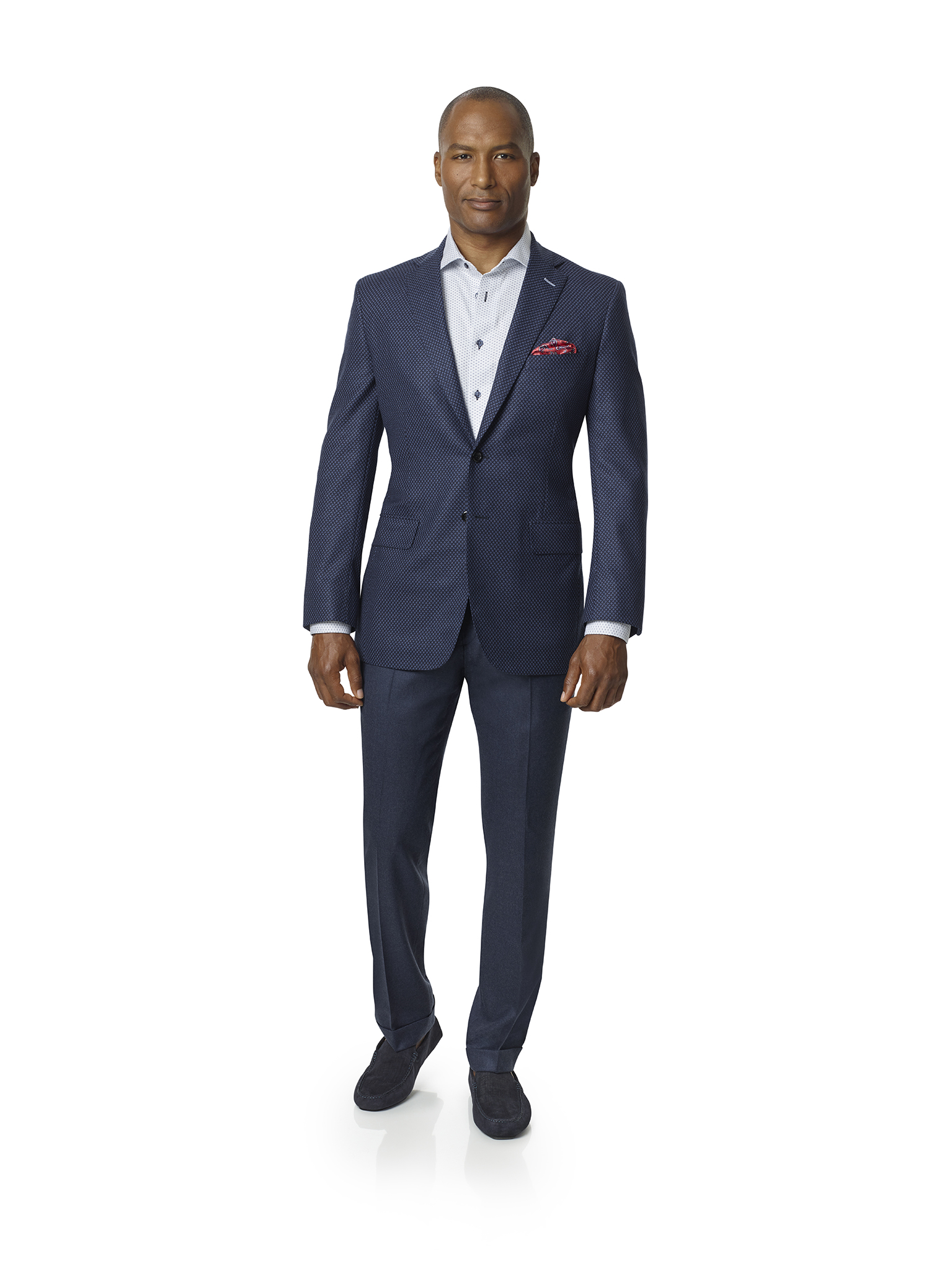 Royal Blue Birdseye Sport Coat - Super 120