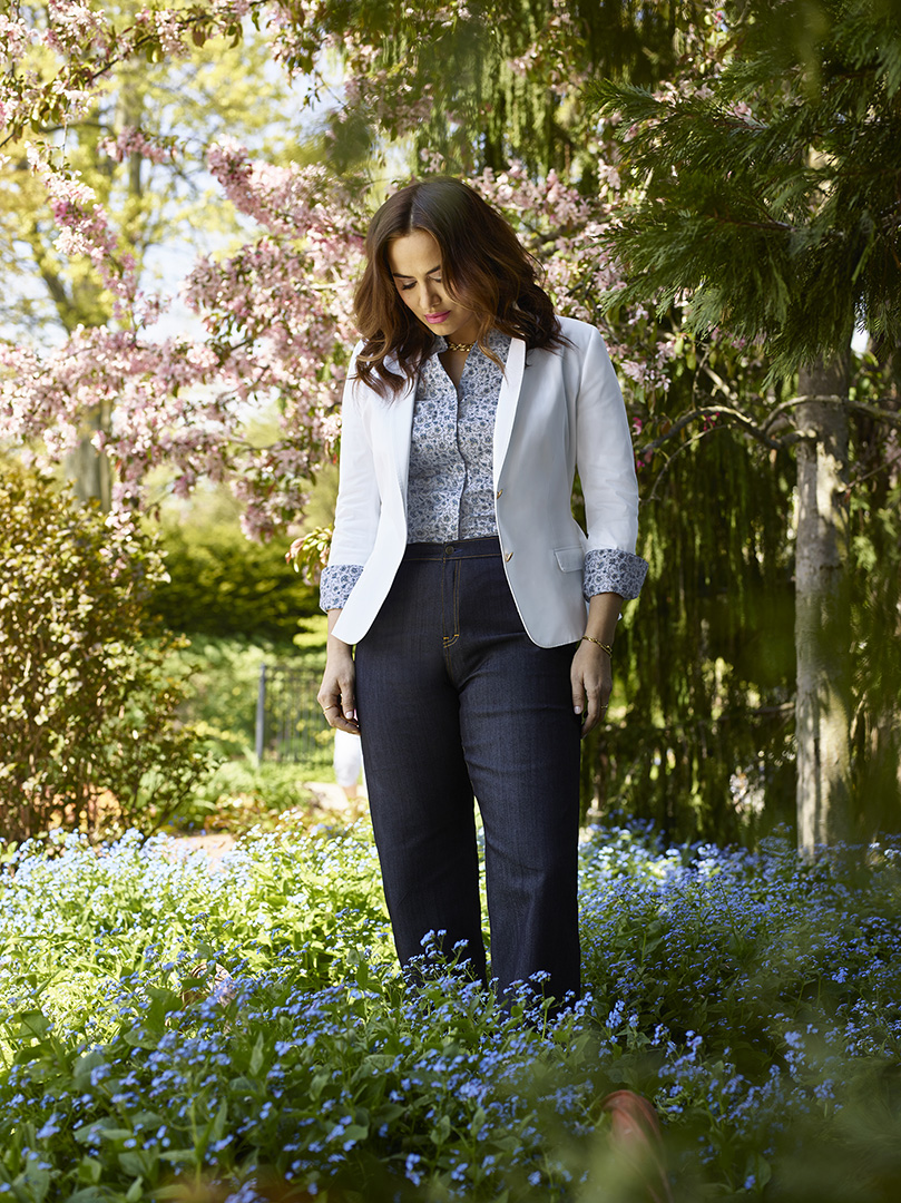 Women's Custom Clothing                                                                                                                                                                                                                                   , Women's White Plain Blazer