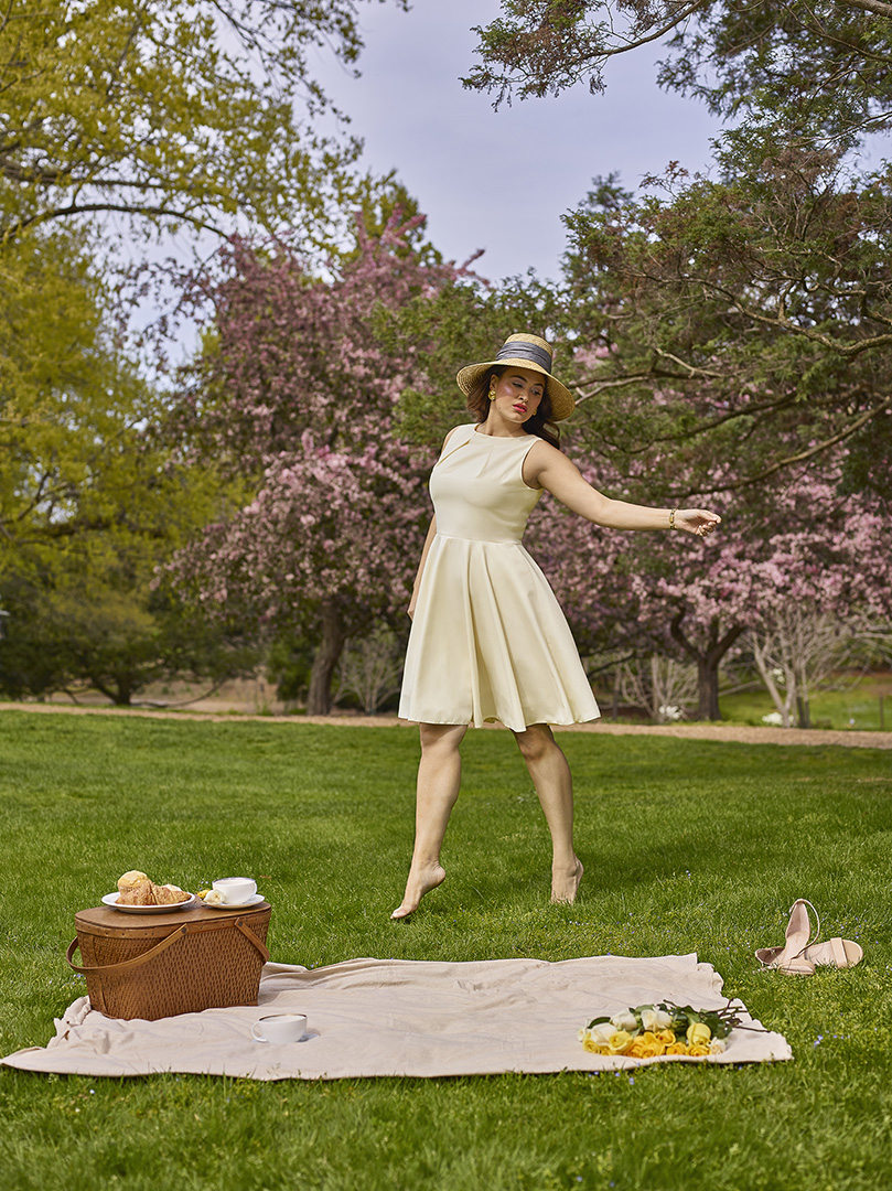 Women's Custom Clothing                                                                                                                                                                                                                                   , Women's Pearl White Sleeveless Dress