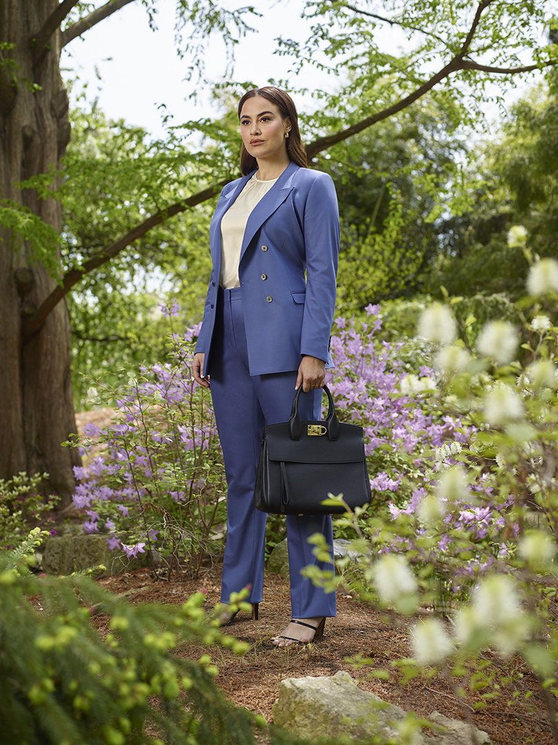 Women's Custom Clothing                                                                                                                                                                                                                                   , Women's Blue Plain Suit