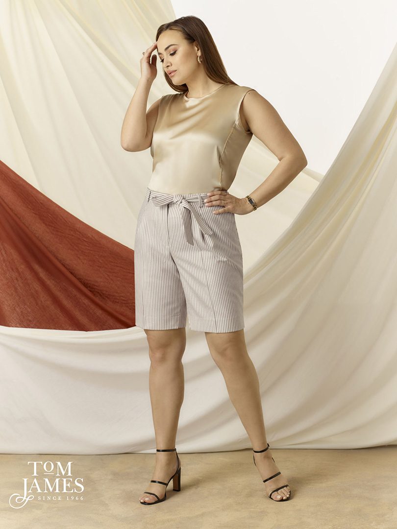 Women's Custom Clothing                                                                                                                                                                                                                                   , Women's Sleeveless Silk Blouse