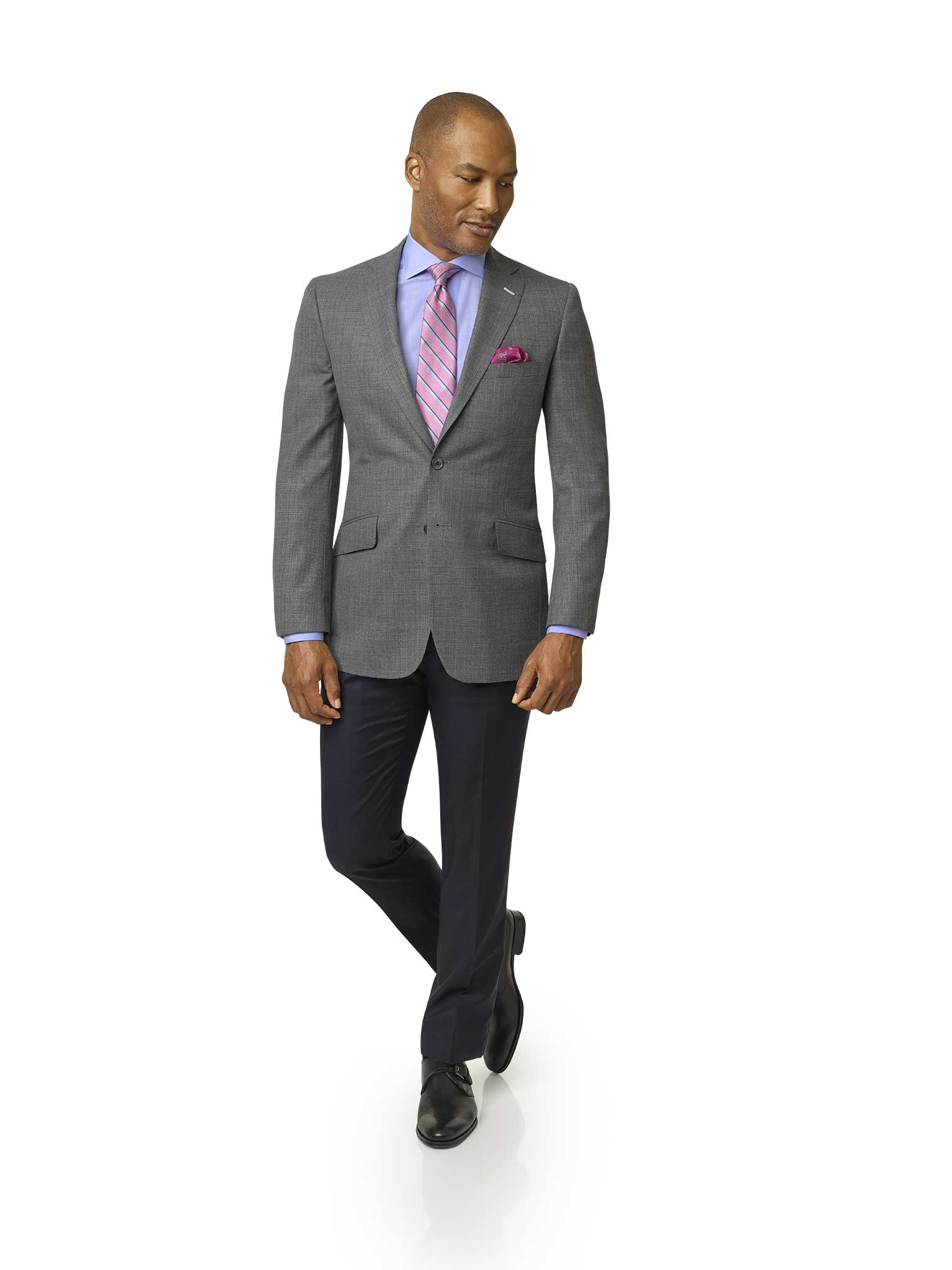 Light Gray Fancy Weave Sport Coat