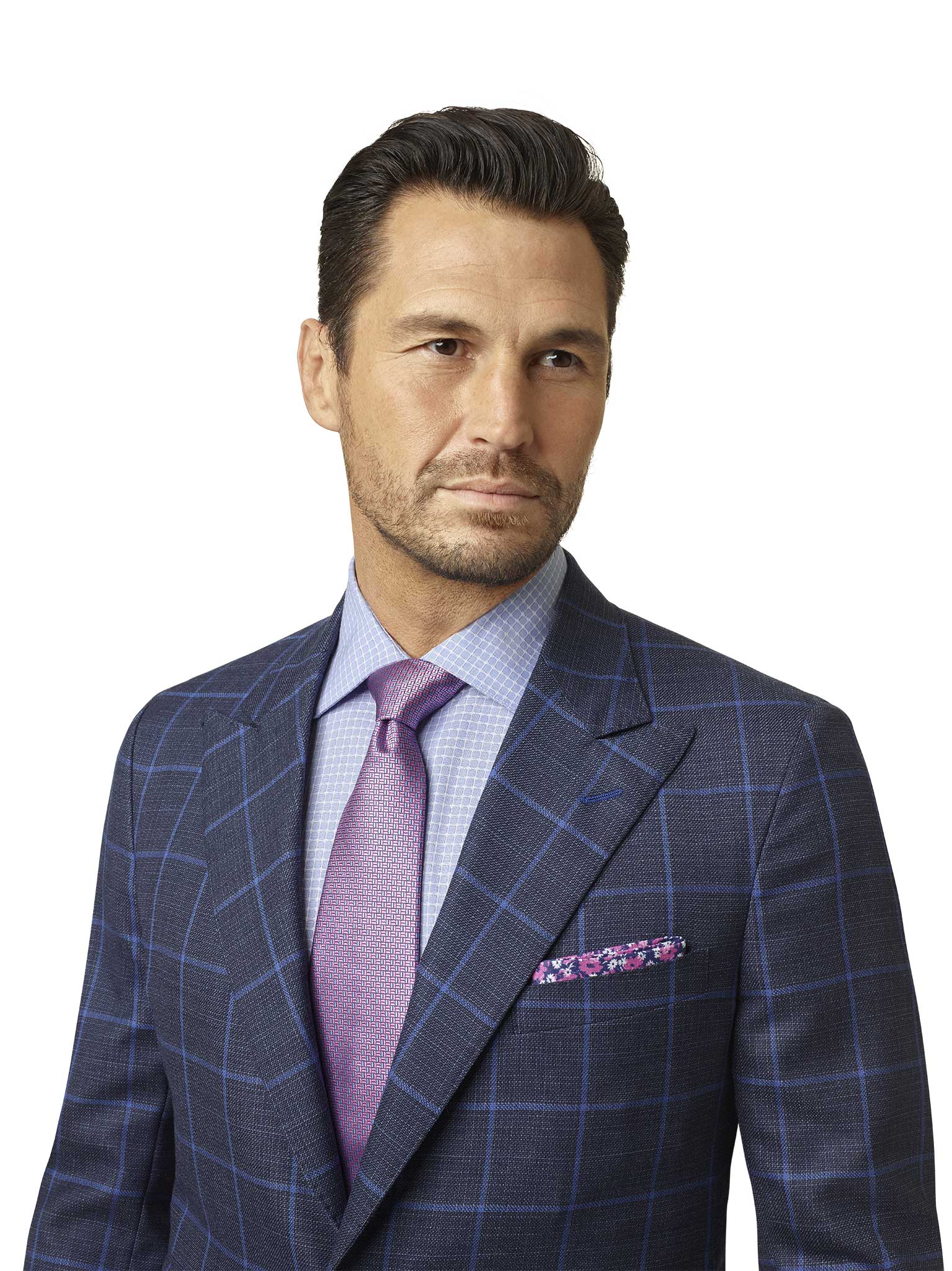 Dark Blue Windowpane Sport Coat Tom James Company