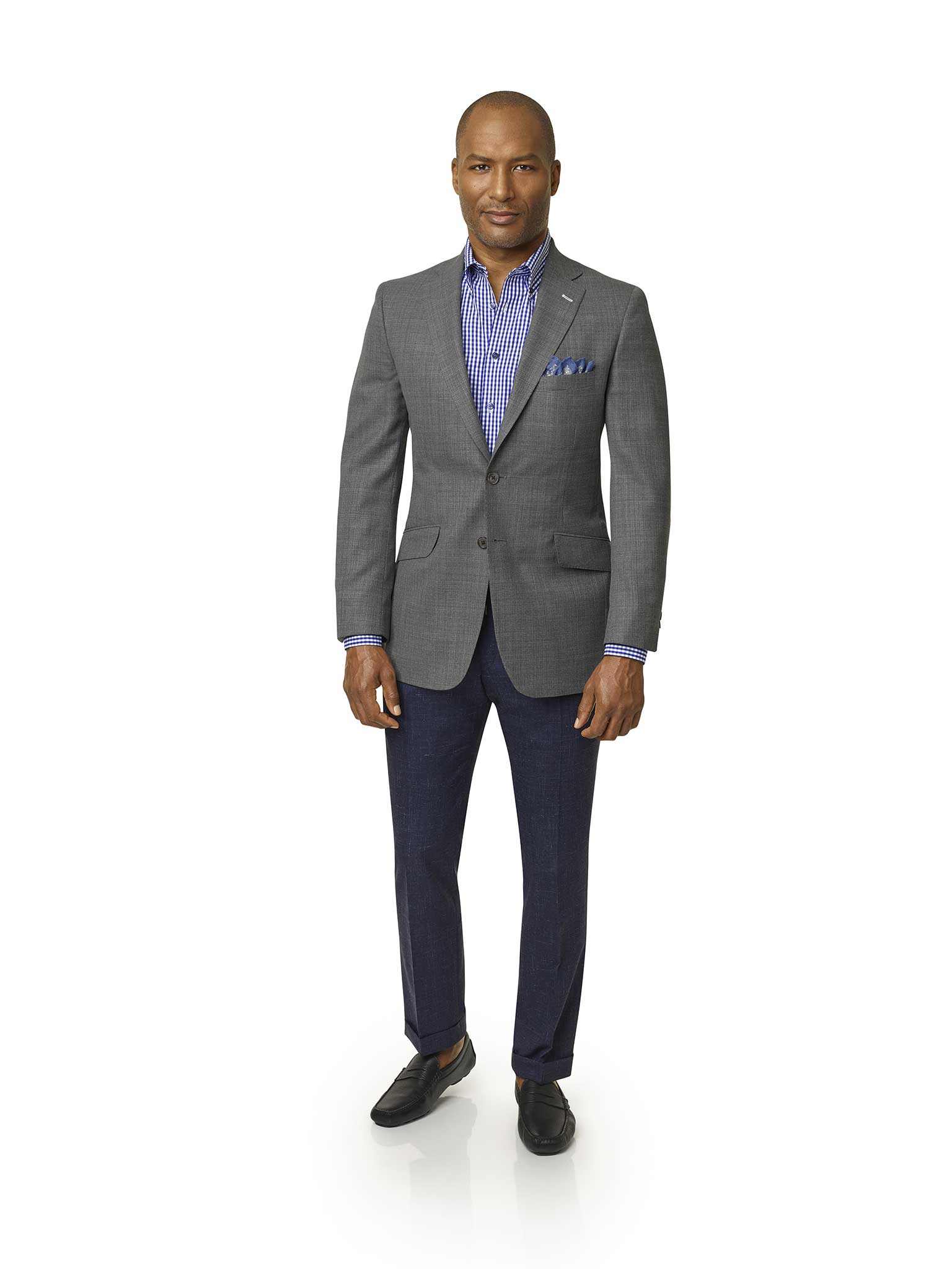 Light Gray Fancy Weave Sport Coat
