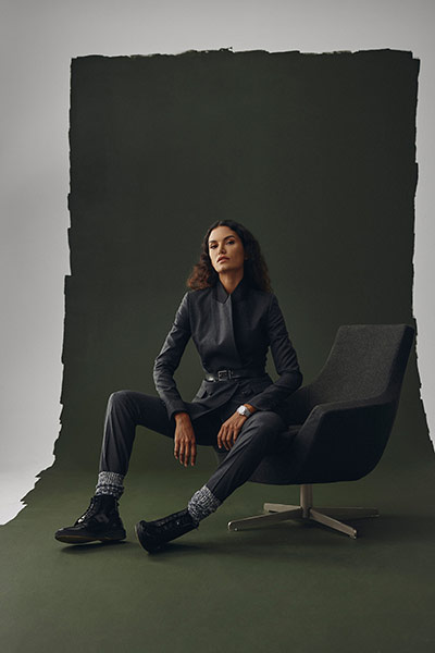 Charcoal Micro Check Suit