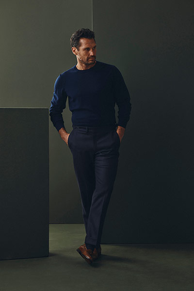 Navy Crewneck Sweater