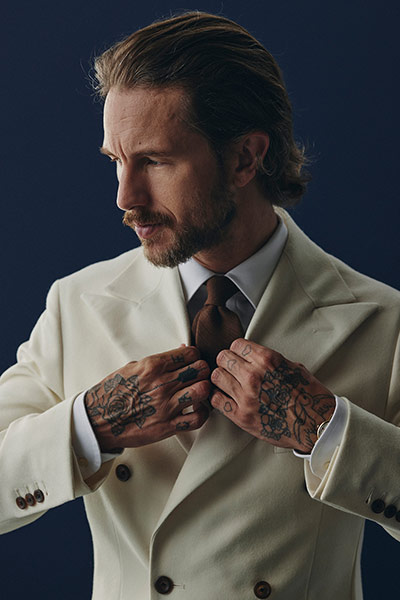 Mens Double Breasted Jacket