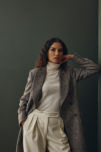 Cream Cashmere Turtleneck