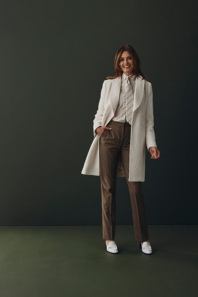 Tan Flannel Trouser