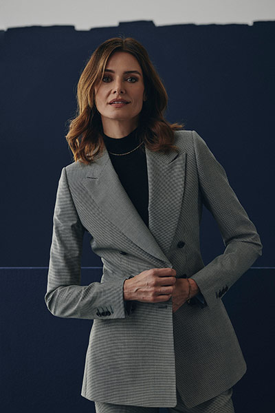 B&W Houndstooth Suit