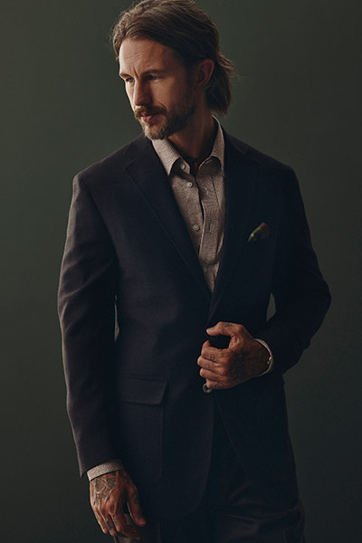 Chocolate Herringbone Sport Coat