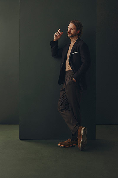 Tan Cashmere Turtleneck