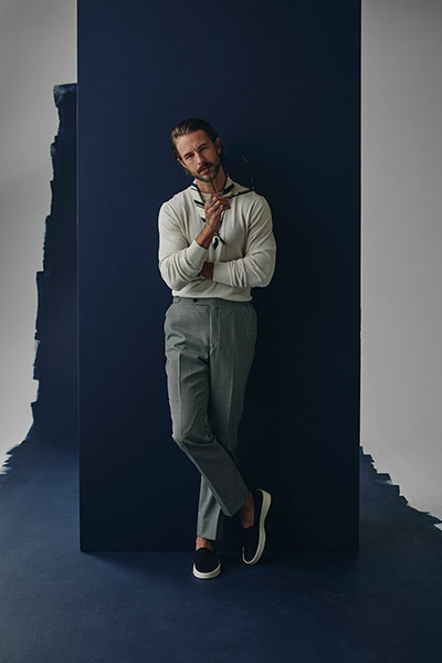 B&W Houndstooth Trousers