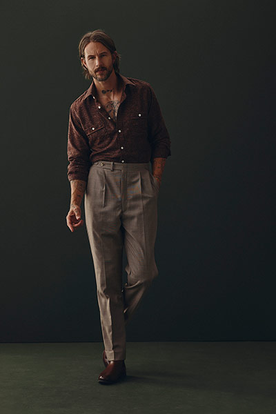 Canclini Tweed Shirt