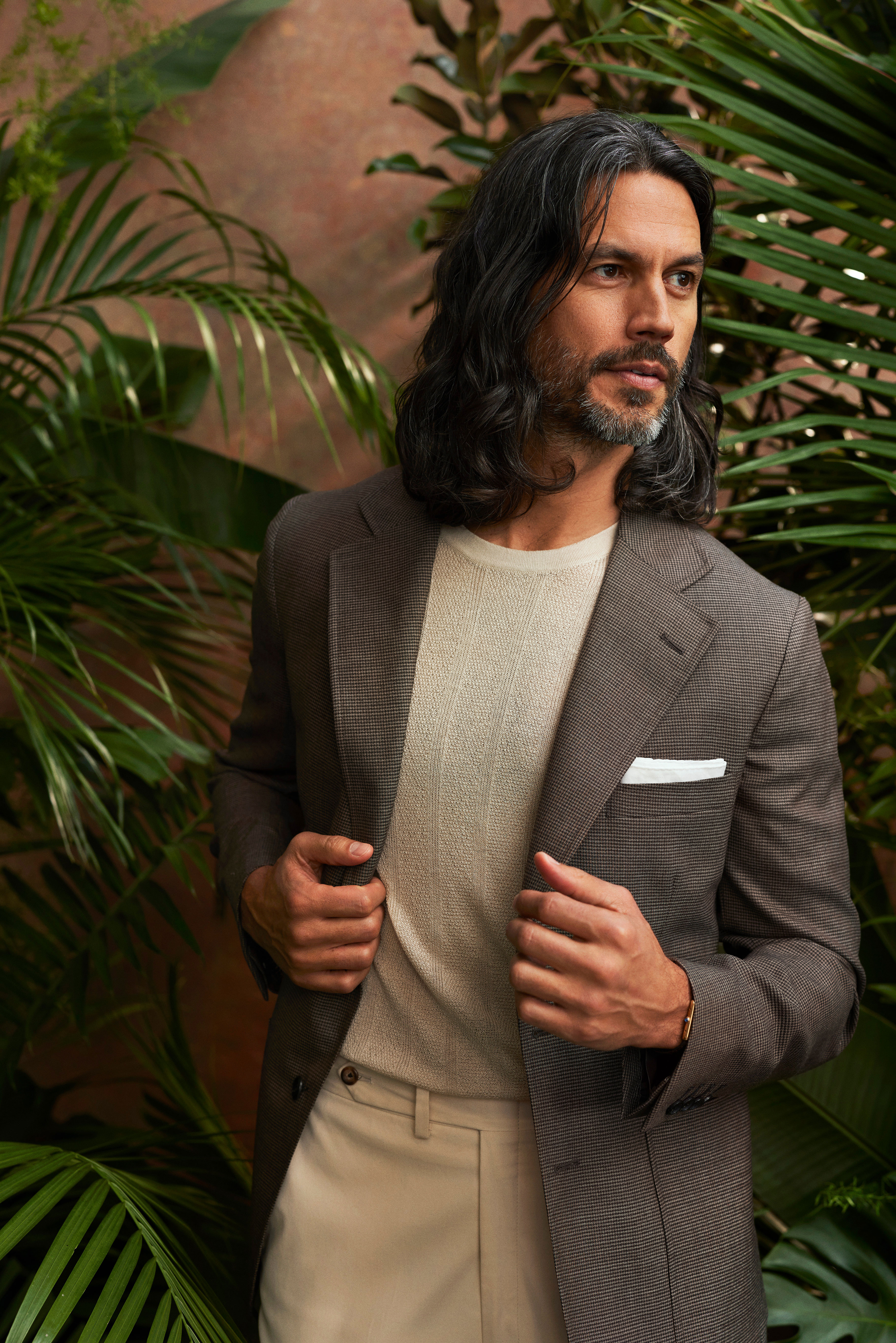 Brown Puppytooth Jacket