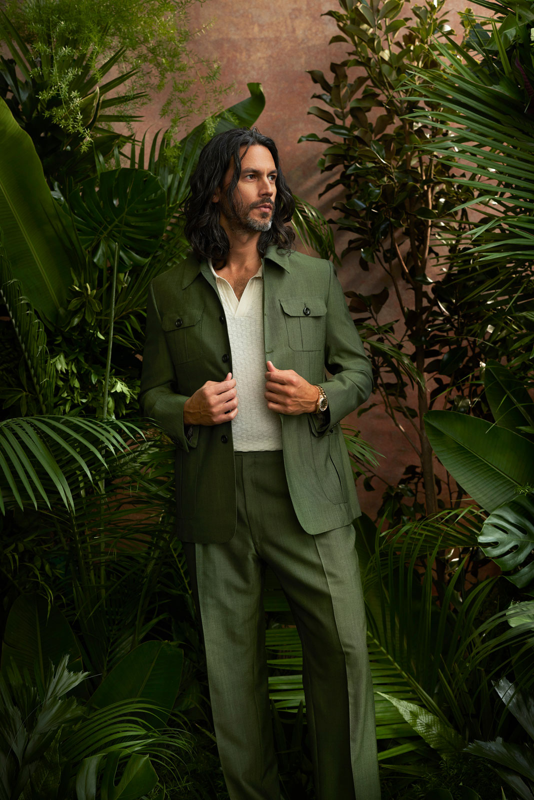 Olive Safari Suit