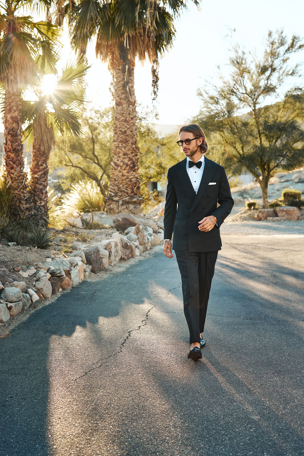 Black Double-Breasted Tuxedo
