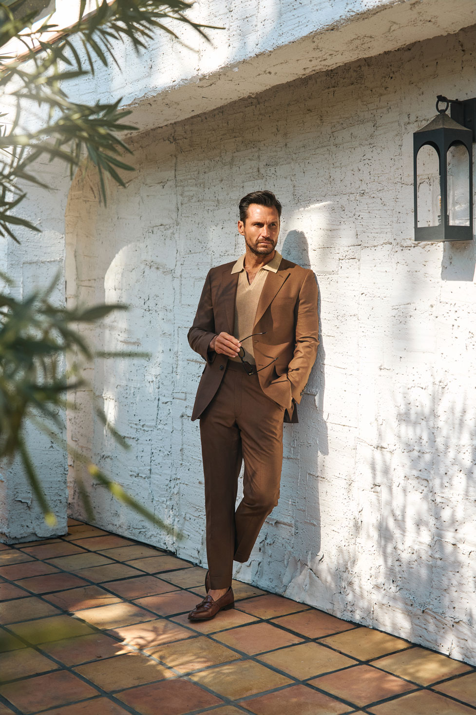 Brown Mohair Suit
