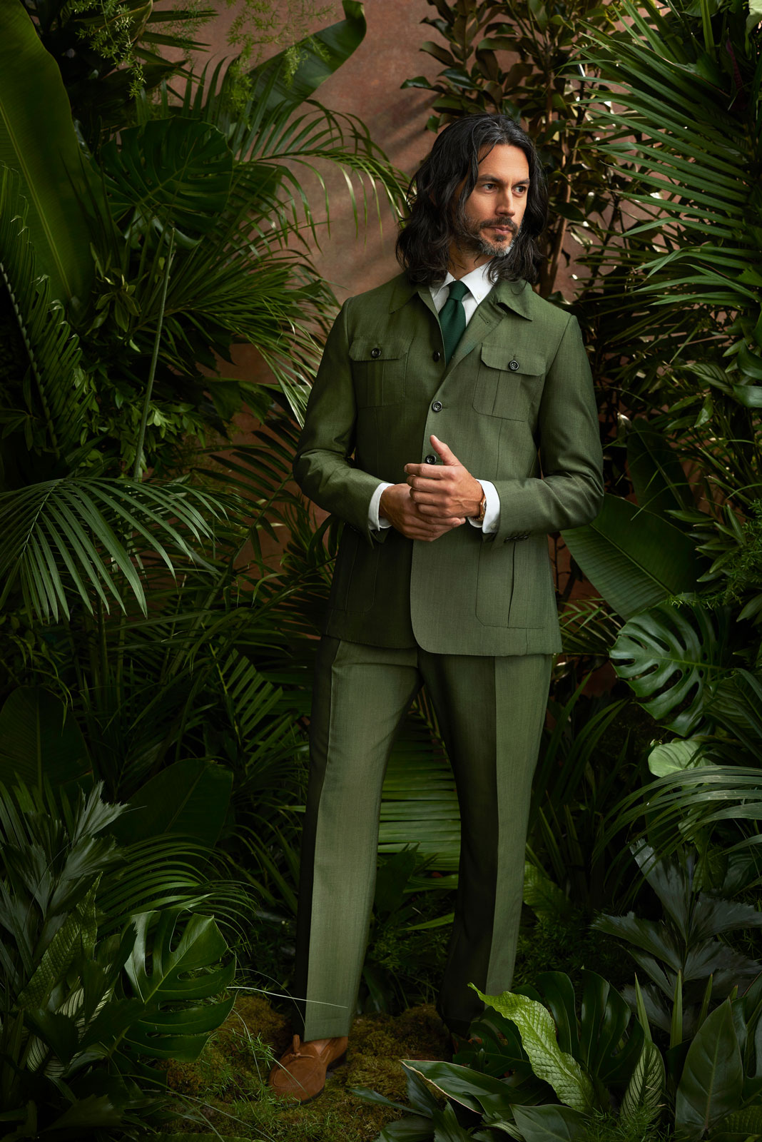 2024 Resort Lookbook                                                                                                                                                                                                                                      , Men's Safari Suit