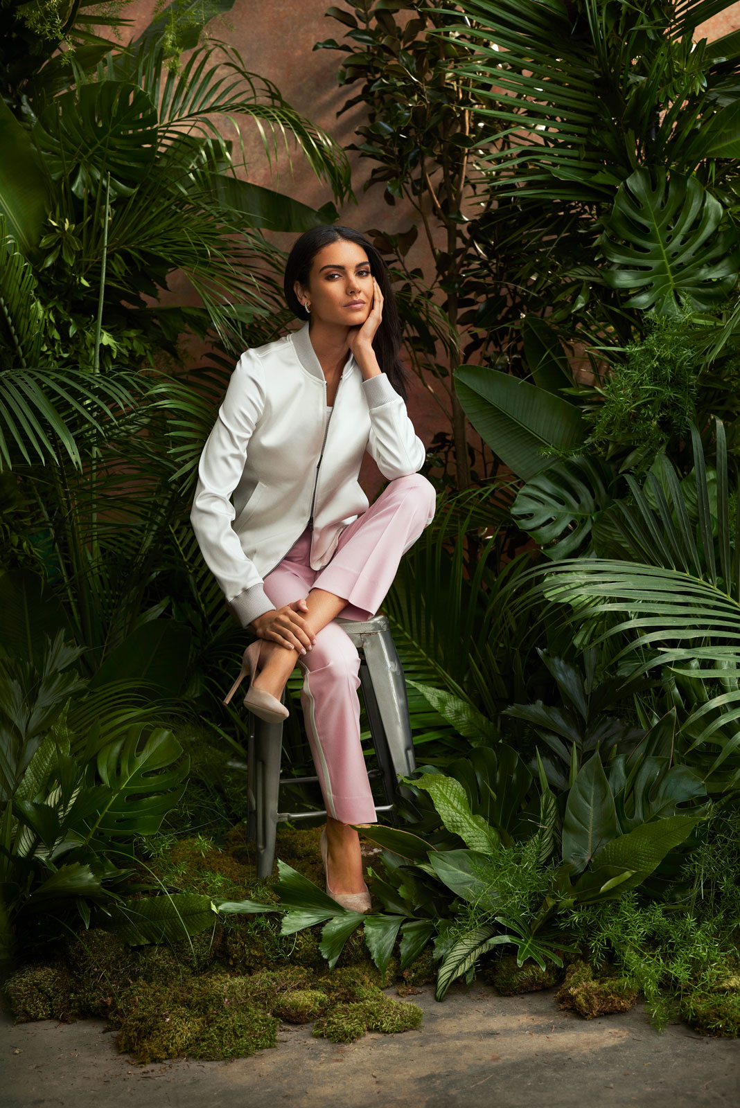 Women's Satin Bomber Jacket