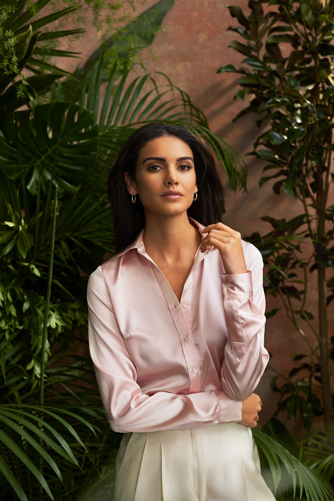 2024 Resort Lookbook                                                                                                                                                                                                                                      , Women's Wool/Silk/Linen Trousers