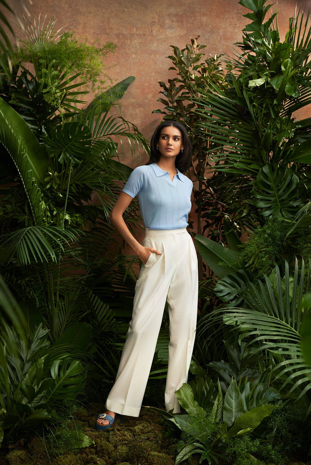 Cream Trouser