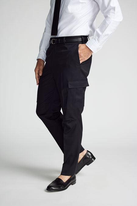 Black Cargo Trouser