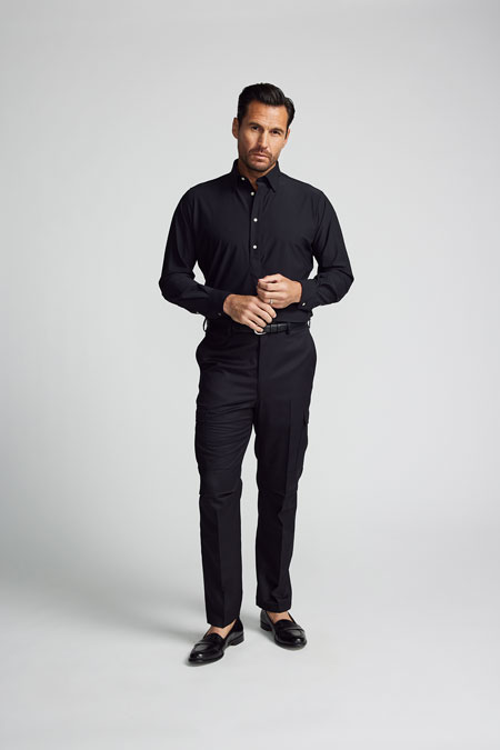 Black Stretch Popover