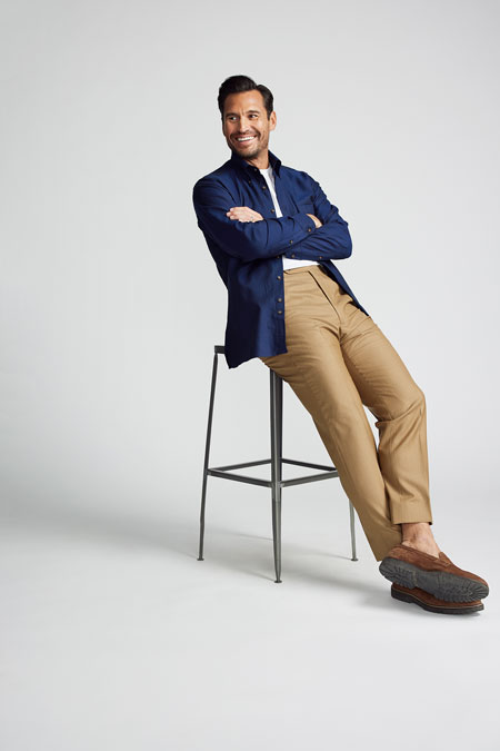 Navy Safari Shirt