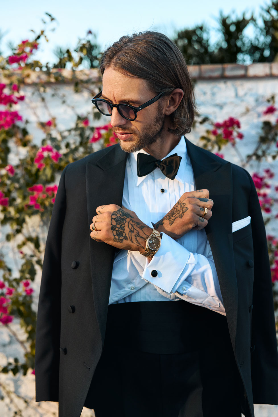 Men's 2024 Spring & Summer Collection                                                                                                                                                                                                                     , Men's Black Tuxedo