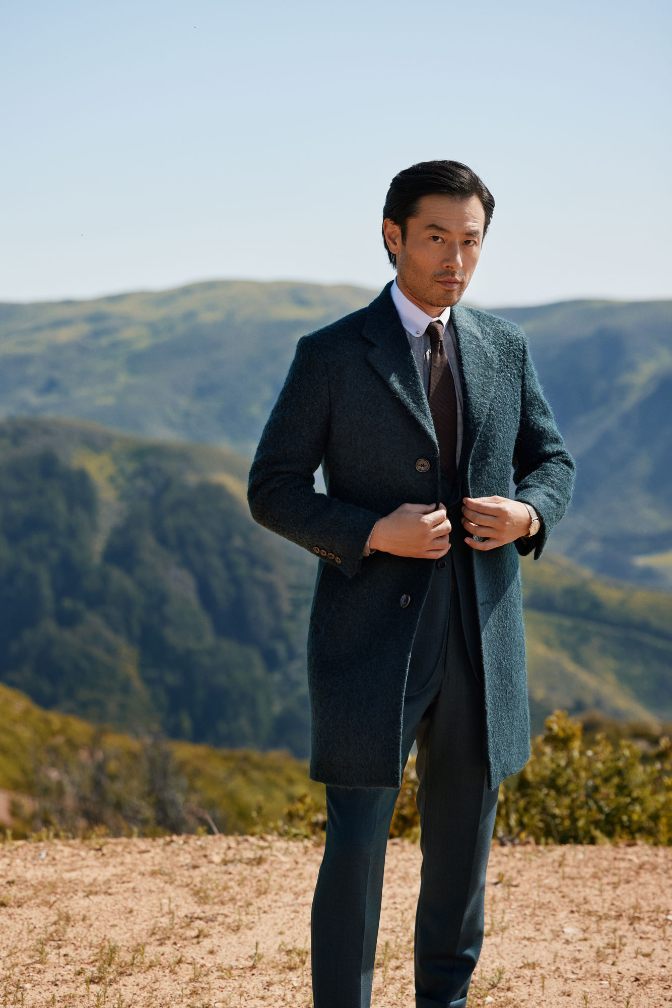 Green Custom Top Coats For Men Tom James Company