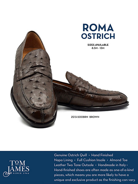 Zelli Sportswear Catalog Spring 2026                                                                                                                                                                                                                      , ROMA OSTRICH QUILL PENNY LOAFER - Zelli