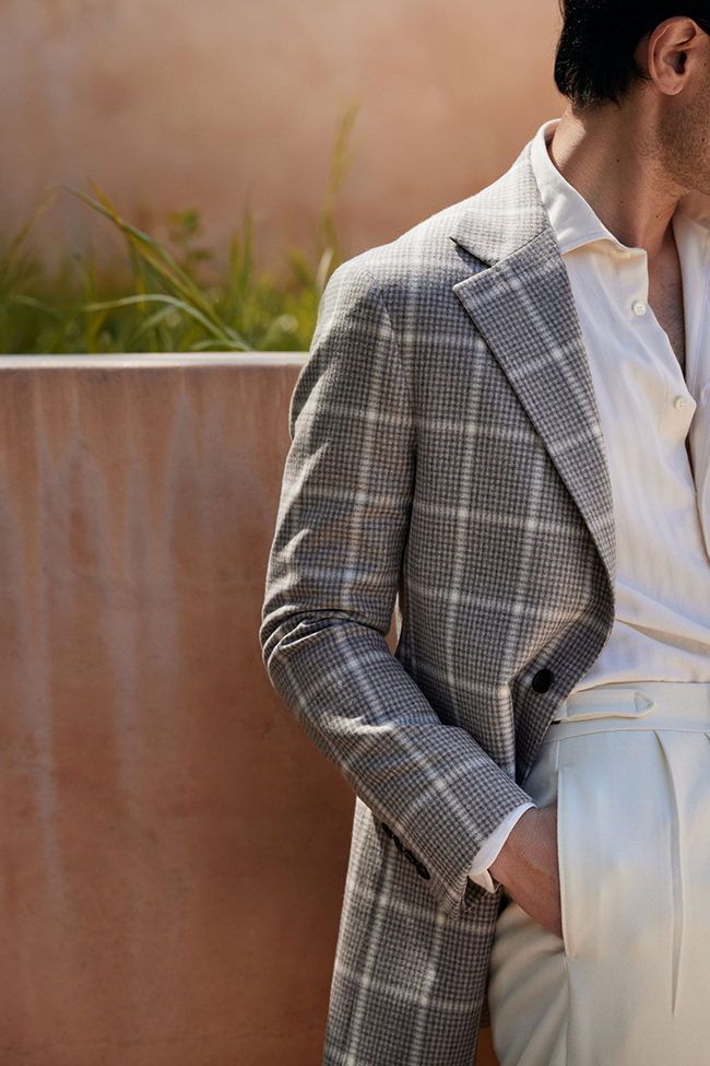 Silver Windowpane Sportcoat