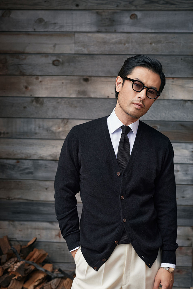 Black Cashmere Cardigan