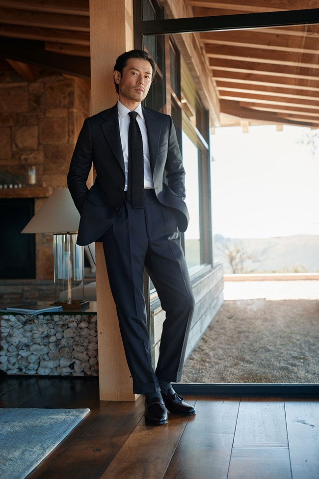Men's Fall 2024 Look Book                                                                                                                                                                                                                                 , The Black Suit
