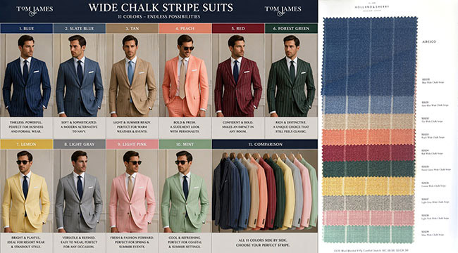Chalk Stripe H&S Airesco