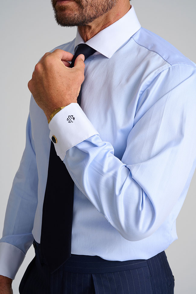 Blue Banker's Shirt