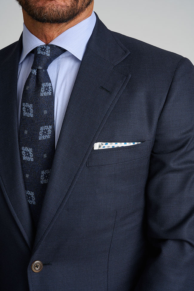 Mens Oxxford                                                                                                                                                                                                                                              , Navy Birdseye Suit