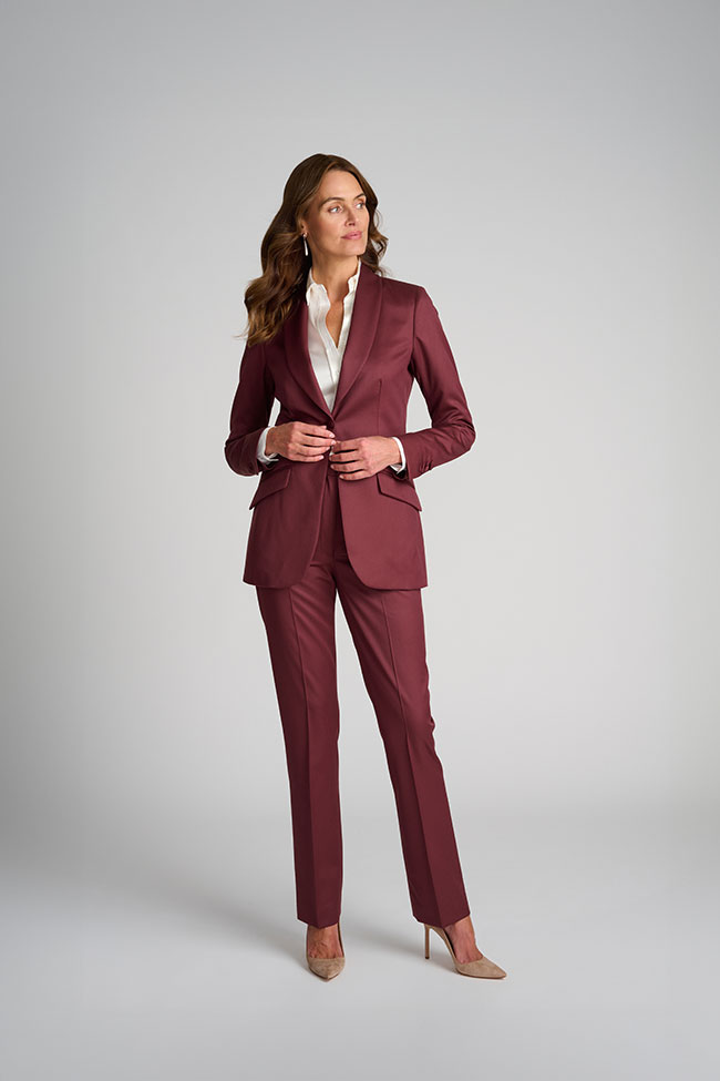 Maroon Solid Suit