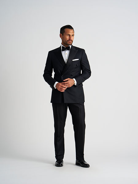 Black Double-Breasted Tuxedo